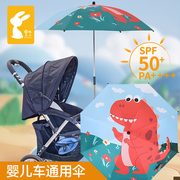 婴儿车遮阳伞宝宝三轮手推儿童车，伞专用遛娃神器防晒太阳雨伞通用
