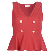moonymood女装时尚休闲上衣，罩衫夏季红色，pe19tp03rouge