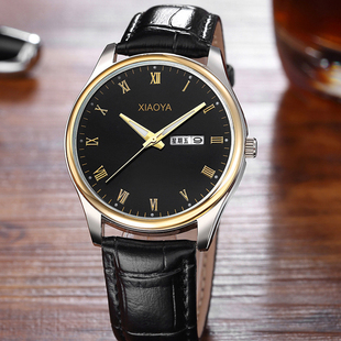 瑞士十大品牌男士手表，机械表防水真皮带名牌石英男表学生潮流