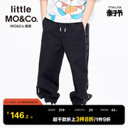 littlemoco童装儿童裤子，薄款男童牛仔裤，女童束脚裤休闲裤长裤