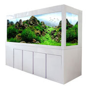 喜灏鱼缸水族箱玻璃长方形生态，屏风隔断家用吧台中大型1米底