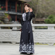 新中式国风改良马面裙半身裙子，日常可穿古风，半裙夏季男女情侣装