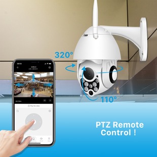 1080P PTZ IP Camera Wifi Outdoor无线室外云台CCTV监控摄像头