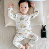 儿童睡衣夏季婴儿宝宝，超薄款内衣套装，竹纤维男女童空调服长袖秋衣