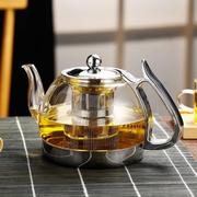 电磁炉专用玻璃煮茶壶煮茶器家用耐热加厚不锈钢过滤泡茶壶烧水壶