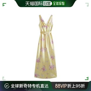香港直邮潮奢 Aspesi 女士 深V领无袖连衣裙 2904P11562159