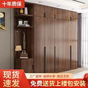 衣柜家用卧室轻奢现代简约小户型简易欧式柜子，实木收纳组合大衣橱