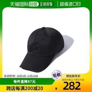 韩国直邮customellow 背面拉条棒球帽 平沿帽子 CARAX22511BKX
