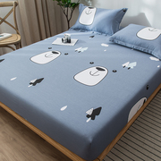 纯棉床笠单件床套床罩1.8m1.5米1.2全棉，席梦思床垫保护套全包床单