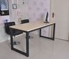 。现代风格电脑桌多功能钢木书桌子办公写字台儿童课桌会议桌可定