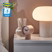 IKEA宜家BONDTOLVAN奔德托闹钟粉色时尚简约卧室现代家用钟表