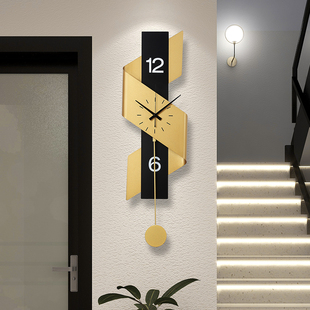 客厅挂钟现代简约大气家用时尚，石英钟餐厅个性创意立体免打孔钟表