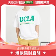 韩国直邮UCLA T恤 吉他 Nutge 男士 宽松版型 短袖 圆领 休闲款