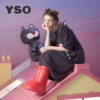 yso酷猫系列连体睡衣女，夏天薄款卡通，家居服纯棉套装短袖睡裙b
