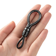 创意金属钥匙扣简约大气汽车链个性男士便携式网红锁匙圈礼物挂件