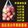 苹果袋苹果手提防雾袋打孔亮白袋子塑料包装袋蔬菜防雾袋