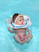婴儿游泳圈脖圈新生儿泳圈0-6月12月宝宝，防呛防侧翻颈圈儿童项圈