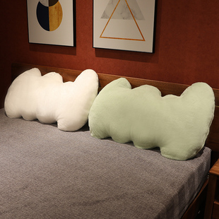 日本床头软包大靠背垫沙发靠垫，宿舍床上看书床靠枕头护腰靠枕抱枕