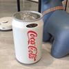 创意客厅垃圾桶智能感应可口可乐易拉罐带盖不锈钢家用卧室垃圾桶