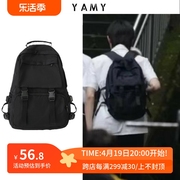 YAMY# 宋亚轩同款书包女SV大容量大学生背包黑色男双肩包