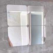 宜家国内索尔丽圆角镜子，4片装饰拼接全身，镜子浴室墙贴镜