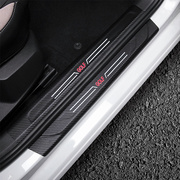 适用大众高尔夫77.5门槛条碳纤贴皮迎宾踏板rline改装专用门装饰