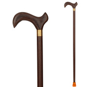 红木鸡翅木老人用品西式拐杖老年，拐杖实木质拐棍手仗可刻字