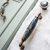 花和小城拉手 美式复古米色陶瓷实木衣柜门橱柜抽屉拉手柜子把手
