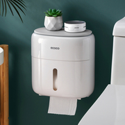 卫生间纸巾盒厕所手纸盒壁挂式卫生纸，置物架厕纸盒，防水卷纸筒创意
