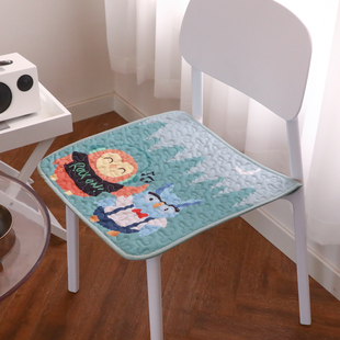 雨朵 数码印卡通创意四季椅子垫纯棉椅子坐垫餐椅办公电脑椅坐垫