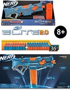 Hasbro热火精英Nerf Elite电动连发软弹玩具CS-18橙机发射器2.0
