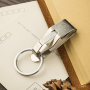 博友不锈钢男士腰挂钥匙扣，穿皮带腰带钥匙圈环创意，汽车钥匙链