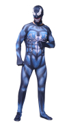 毒液死侍服装暗黑蜘蛛侠cosplay致命守护者Venom成人紧身肌肉服装