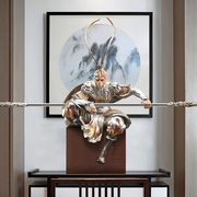现代客厅家居装饰画齐天大圣孙悟空摆件玄关立体浮雕大圣归来猴子