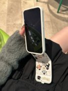 moumou studio苹果手机壳翻盖折叠支架手机壳企鹅恰怕狗保护套