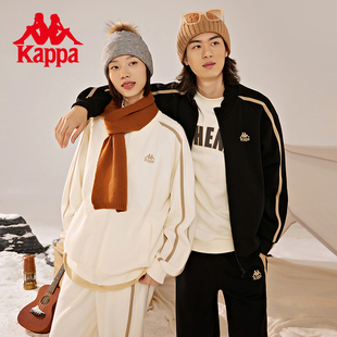 kappa卡帕outlets背靠背针织，开衫男女运动卫衣夹克休闲外套