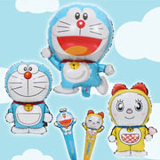 哆啦a梦宝宝机器猫主题儿童，生日派对铝膜气球，背景墙装扮布置用品