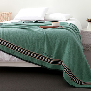 A类金号纯棉单人空调被毛巾夏凉毯夏季被子床上用品柔软透气舒适