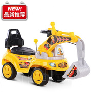 儿童挖掘机大号玩具推土机可坐i可骑电动挖土机，挖机超大型充o电铲