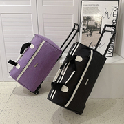 韩版大容量旅行袋手提可折叠轻便登机包短途(包短途)出差防水旅游袋拉杆包