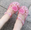 夏季儿童宝宝女童公主果冻鞋凉鞋软底水晶防滑防水小童凉拖鞋可爱