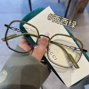 网红素颜神器方框眼镜架可配近视防蓝光抗辐射眼睛 框韩版潮