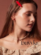 buyykr VINTAGE HOLLYWOOD 22秋季韩国设计师心形珍珠项链
