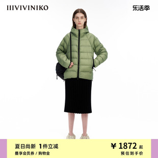 IIIVIVINIKO“轻薄防钻绒面料”户外轻量化短羽绒服女M349113158C