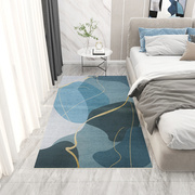 北欧地毯卧室床边毯长方形床头短毛绒长条可机洗客厅阳台飘窗地垫