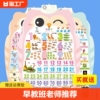 数字挂图早教有声认知宝宝，识字学习拼音字母表，汉字墙贴幼儿童玩具