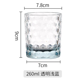 酒店民宿加厚漱口杯耐摔情侣pc轻奢透明刷牙杯高级感亚克力洗漱杯