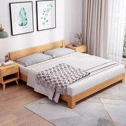 日式榻榻米床架简约现代实木床无床头床，架子无靠背床支持定制