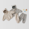 韩版男女宝宝春秋装套装，小童洋气休闲卫衣长袖两件套婴儿衣服超萌