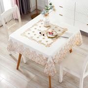 正方形桌布防水防油免洗家用八仙桌子麻将桌小圆桌塑料台布餐桌布